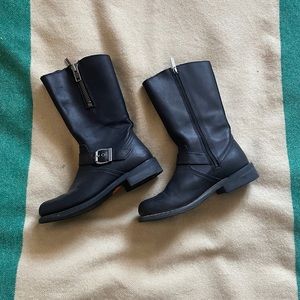 Black Leather Harley-Davidson Boots NWOT size women’s 9